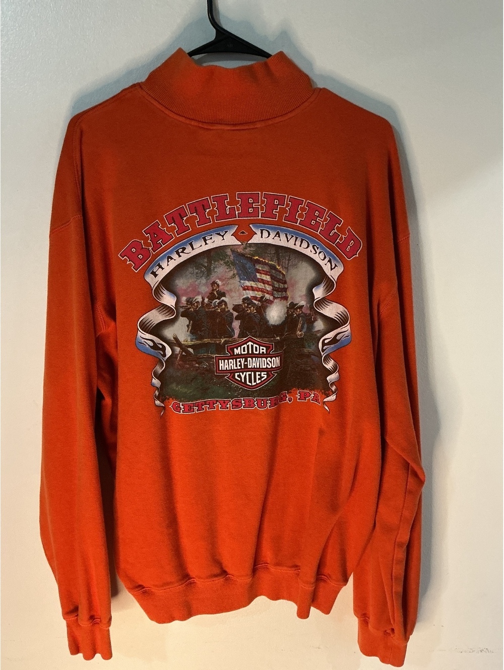 Vintage 2006 Harley Davidson Quarter zip pullover